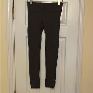 Athleta Brown Leggings Slim Fit Stretchy